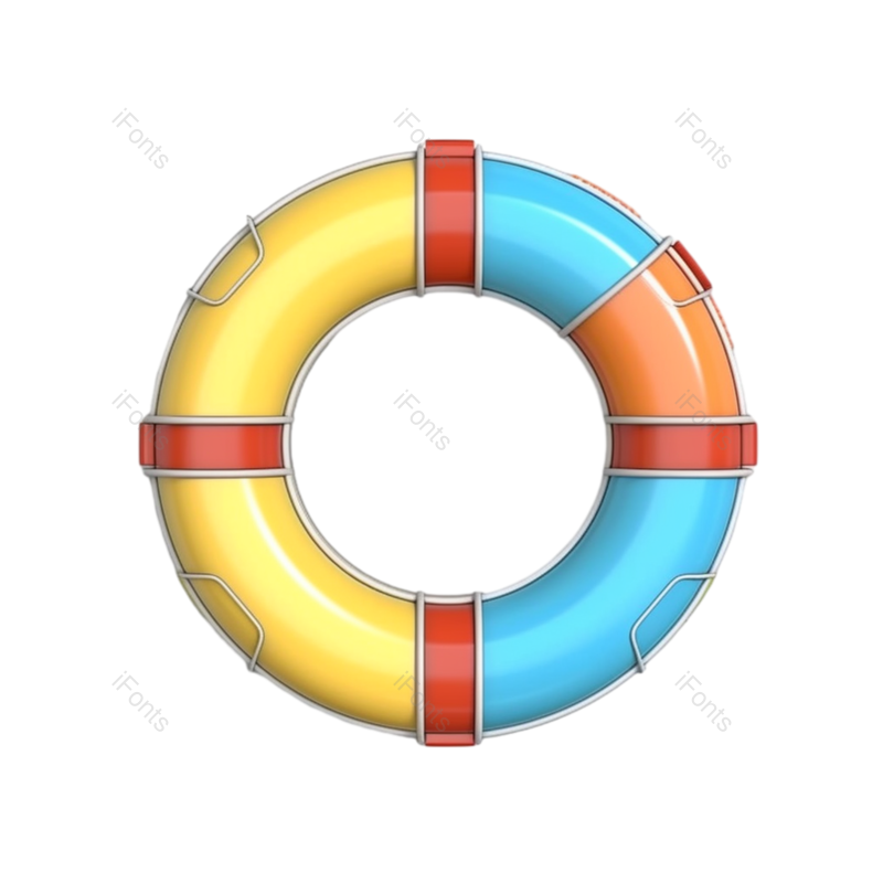 卡通图片,立体元素,夏天PNG,蓝色免抠素材